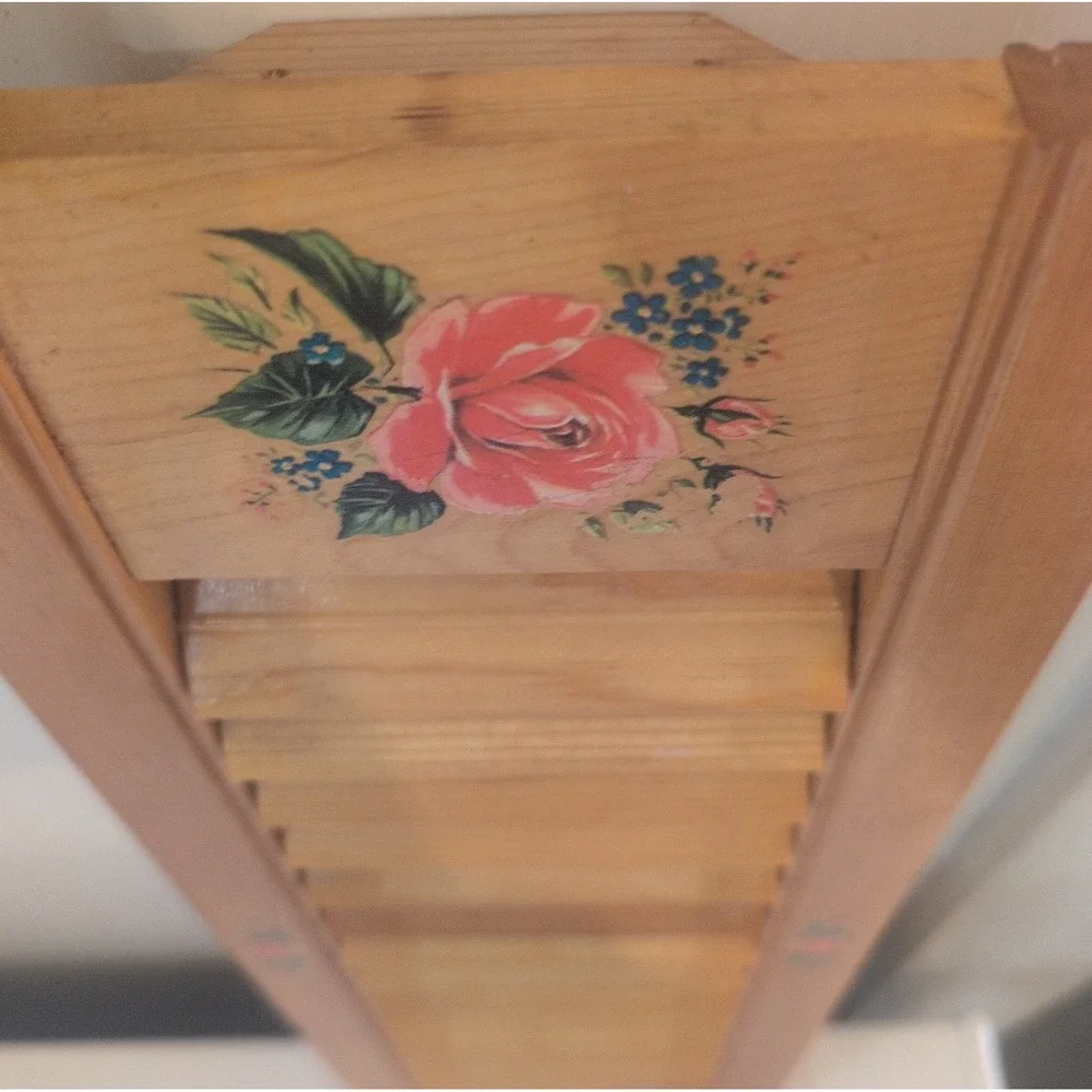Vintage Wooden Louvered Wall Panel 20